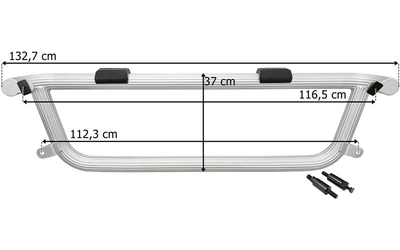 Volvo FH4/FH5 - Frontskydd aluminium