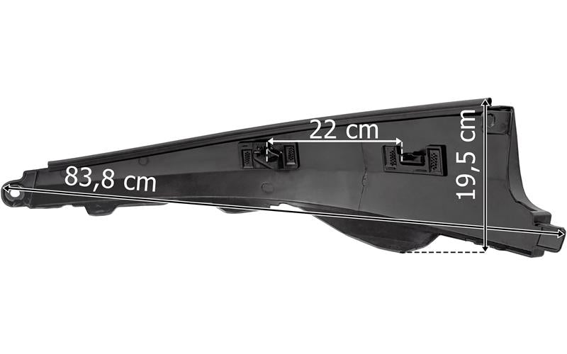 Volvo FH Aero - Stötfångare höger grå