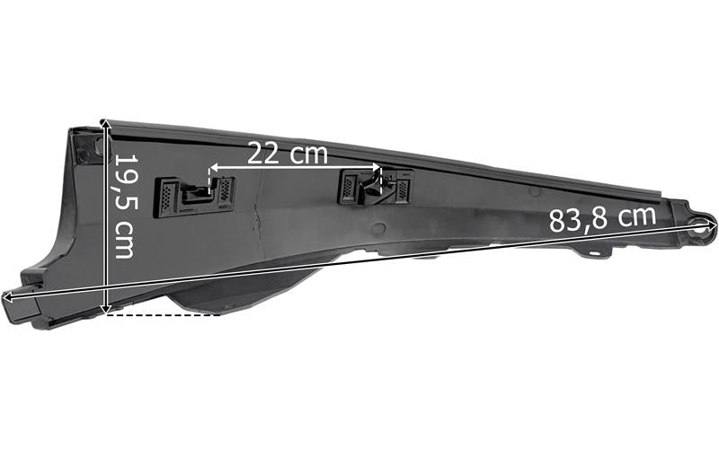 Volvo FH Aero - Stötfångare vänster svart
