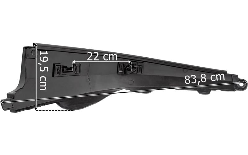 Volvo FH Aero - Stötfångare vänster grå