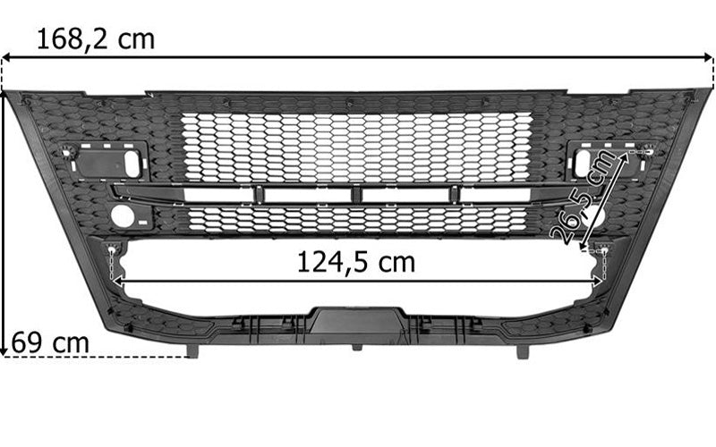 Volvo FM5/FMX - Undre grill